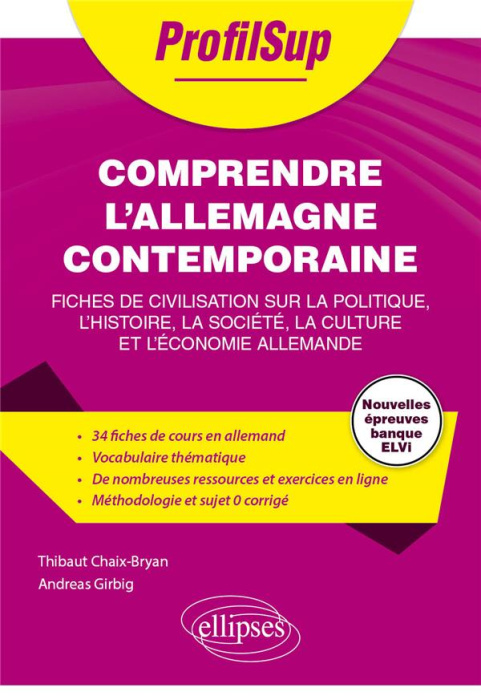 Emprunter Comprendre l'allemagne contemporaine. Fiches de civilisation sur la politique, l'histoire, la sociét livre