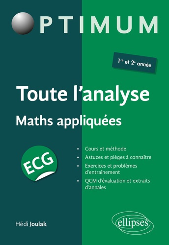Emprunter Toute l'analyse - ECG maths appliquées livre