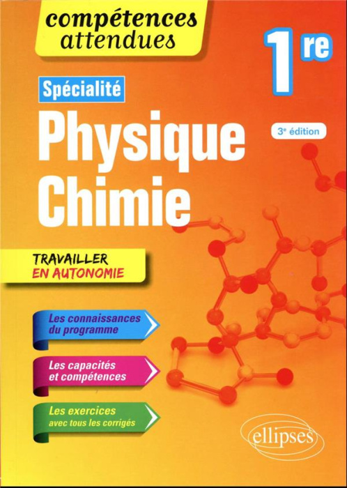 Emprunter Spécialité physique-chimie 1re. Travailler en autonomie, 3e édition livre
