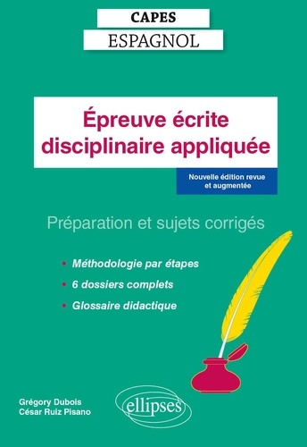 Emprunter Epreuve disciplinaire appliquée CAPES Espagnol. Préparation et sujets corrigés, Edition 2024 livre