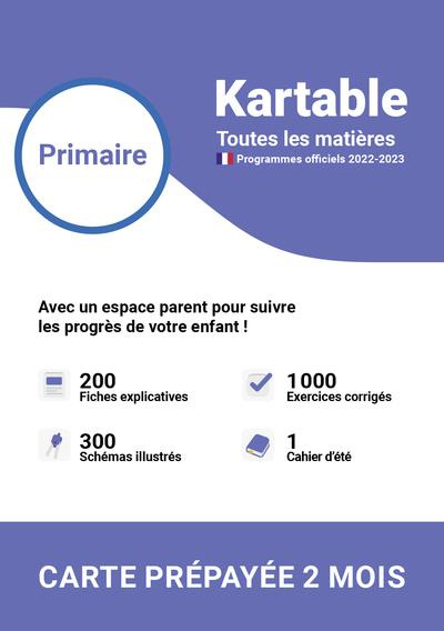 Emprunter Kartable primaire : Carte prépayée 2 mois livre
