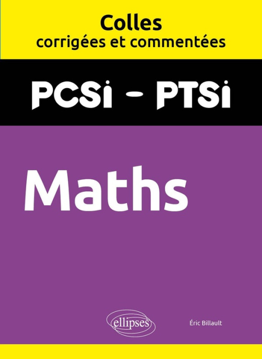 Emprunter Maths PCSI-PTSI livre