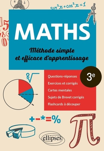 Emprunter Mathématiques 3e. Méthode simple et efficace d'apprentissage livre