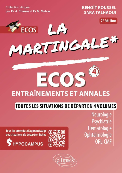 Emprunter Ecos, entraînements et annales. Neurologie, Psychiatrie, Hématologie, Ophtalmologie, ORL, CMF, 2e éd livre