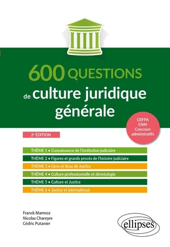 Emprunter 600 questions de culture juridique générale. 2e édition livre