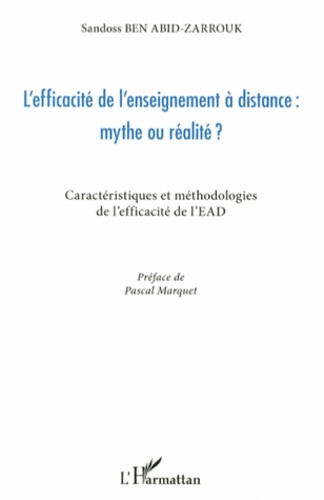 Emprunter L'efficacité de l'enseignement à distance : mythe ou réalité ? Caractéristiques et méthodologies de livre