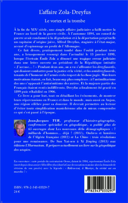 Emprunter L'affaire Zola-Dreyfus. Le vortex et la trombe livre