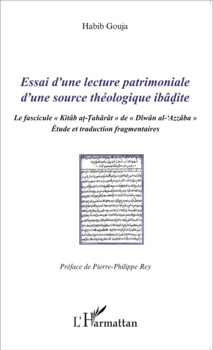 Emprunter Essai d'une lecture patrimoniale d'une source théologique ibâdite. Le fascicule 