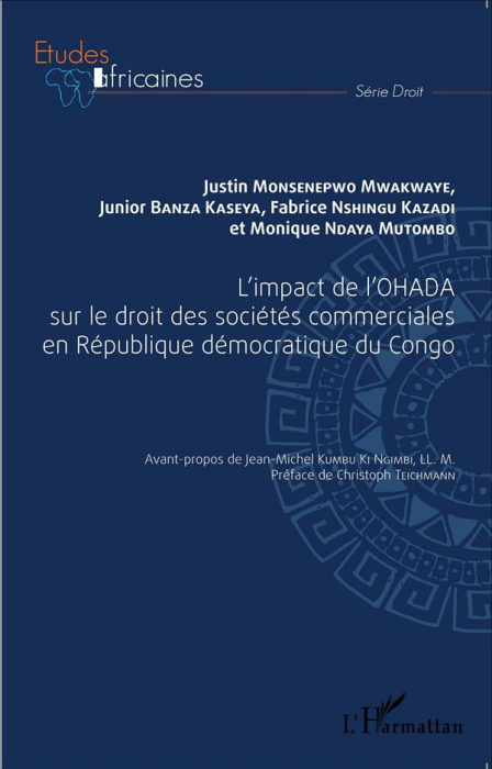 Emprunter L'impact de l'OHADA sur le droit des sociétés commerciales en République démocratique du Congo livre