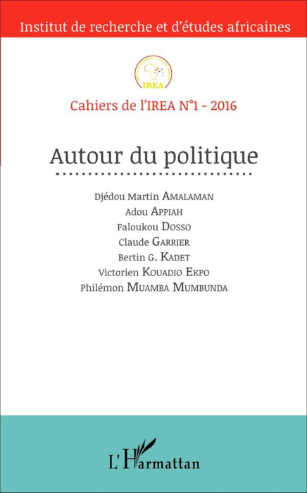 Emprunter Autour du politique N° 1/2016 livre