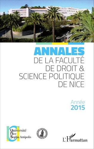 Emprunter Annales de la faculté de droit et science politique de Nice. Edition 2015 livre
