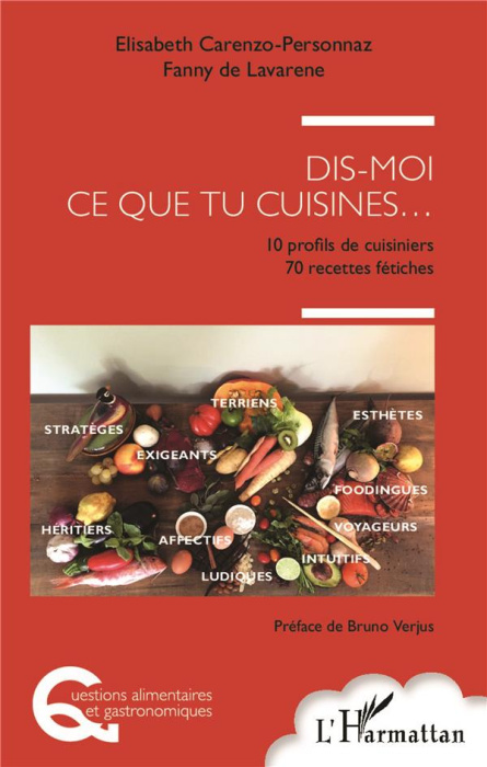 Emprunter Dis-moi ce que tu cuisines... 10 profils de cuisiniers, 70 recettes fétiches livre