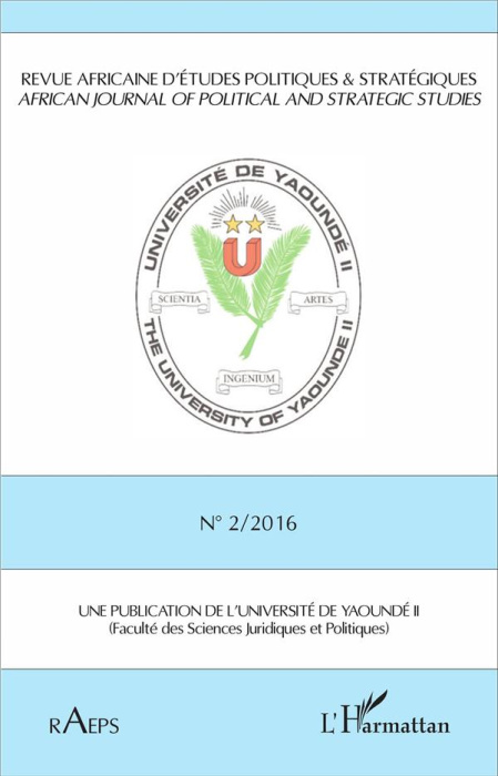 Emprunter Revue africaine d'études politiques & stratégiques N° 2/2016 livre