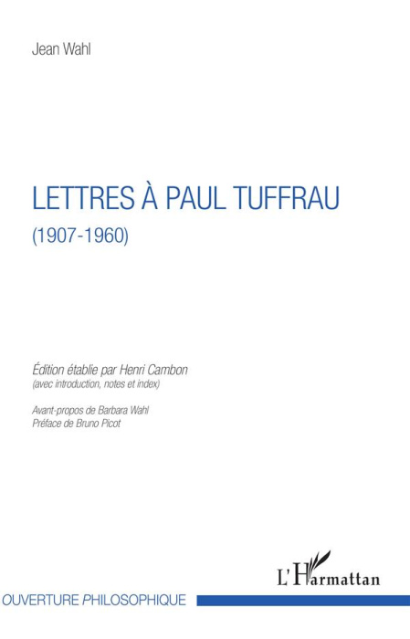 Emprunter Lettres à Paul Truffau (1907-1960) livre