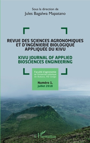 Emprunter Revue des sciences agronomiques et d'ingénierie biologique appliquée du Kivu N° 1, juillet 2018 livre