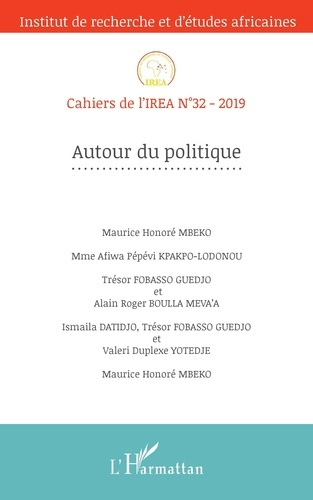 Emprunter Cahiers de l'IREA N° 32/2019 : Autour du politique livre