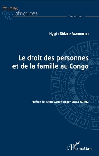Emprunter Le droit des personnes et de la famille au Congo livre