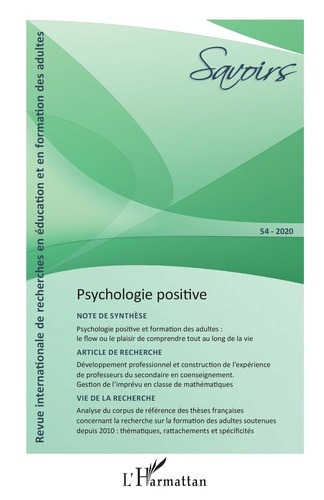 Emprunter Savoirs N° 54/2020 : Psychologie positive livre
