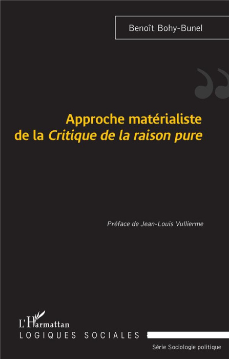 Emprunter Approche matérialiste de la Critique de la raison pure livre