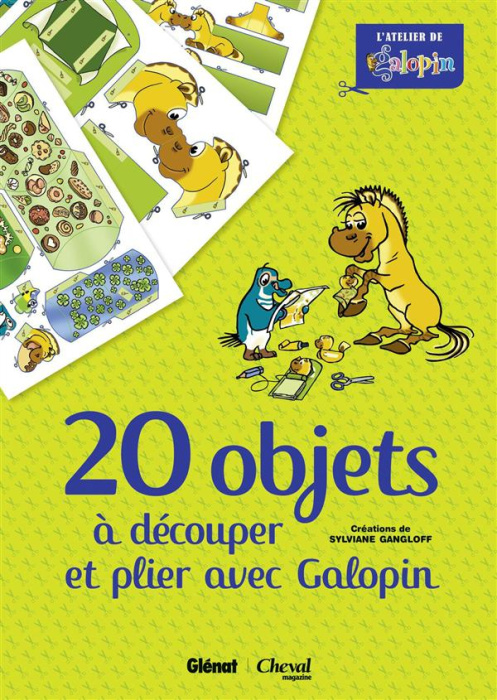 Emprunter 20 objets à découper et plier avec Galopin livre