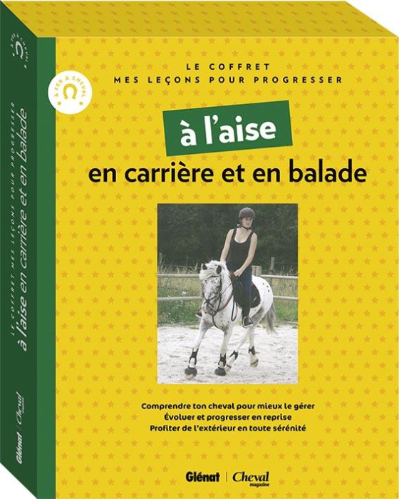 Emprunter A l'aise en carrière et en balade. Coffret en 2 volumes : Je monte mon cheval, A cheval en extérieur livre