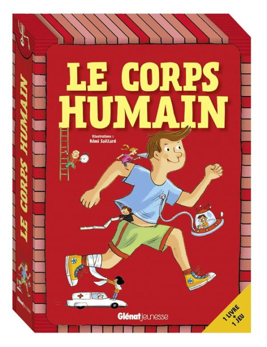 Emprunter Le corps humain. Contient : 1 livre, 1 plateau de jeu, 1 planche de 18 pions, 2 dés, 50 cartes livre