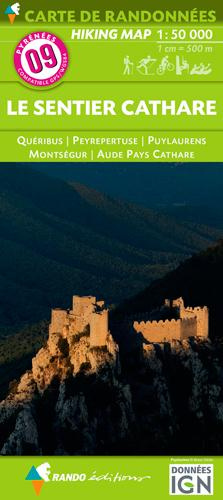 Emprunter Le sentier cathare. 1/50 000 livre