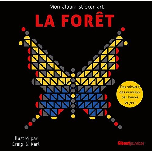 Emprunter La forêt. Mon album sticker art livre
