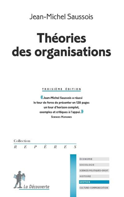 Emprunter Théories des organisations. 3e édition livre