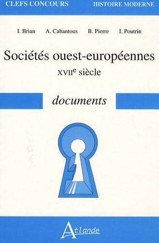 Emprunter Sociétés ouest-européennes. XVIIe siècle documents livre