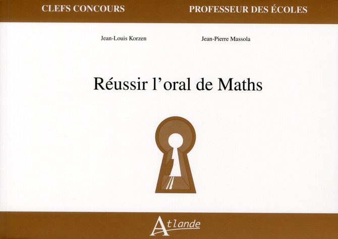 Emprunter Réussir l'oral de math. Concours professeur des écoles livre