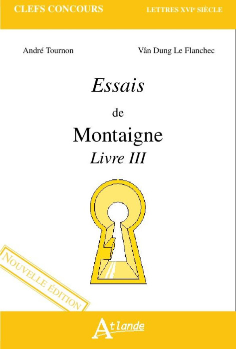 Emprunter Essais de Montaigne. Livre III livre