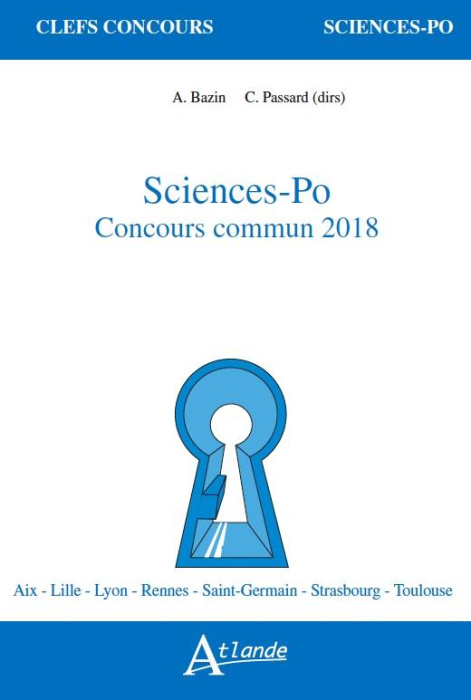 Emprunter Sciences-Po, concours commun. La ville ; Radicalités, Edition 2018 livre