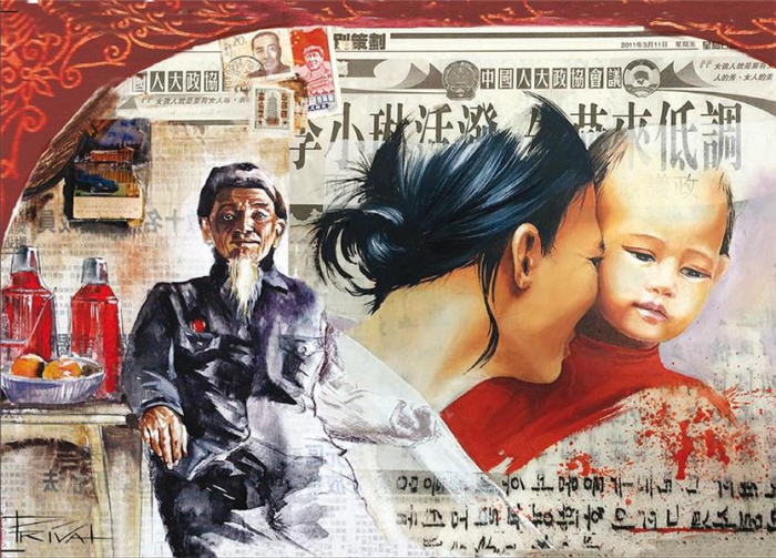 Emprunter Famille d'Asie. Carnet souple livre