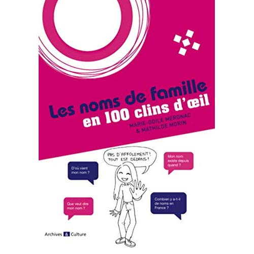 Emprunter Les noms de famille en 100 clins d'oeil livre