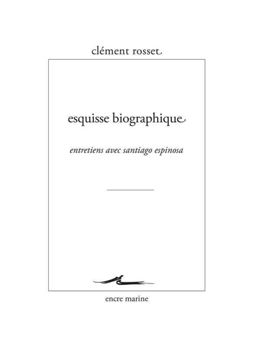 Emprunter Esquisse biographique livre