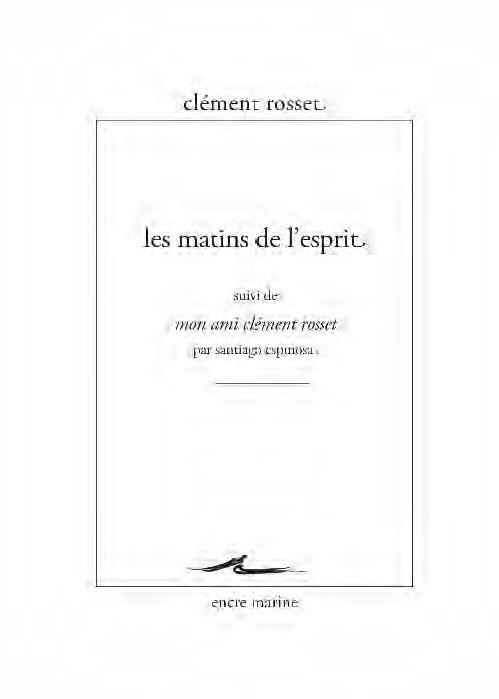 Emprunter Les matins de l'esprit livre