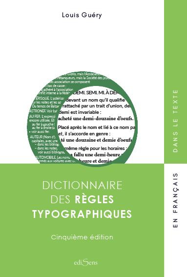 Emprunter Dictionnaire des règles typographiques. 5e édition livre