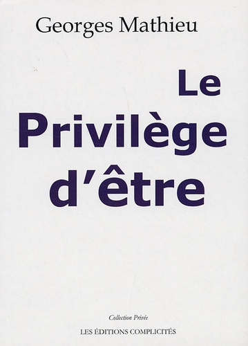 Emprunter Le Privilège d'être livre