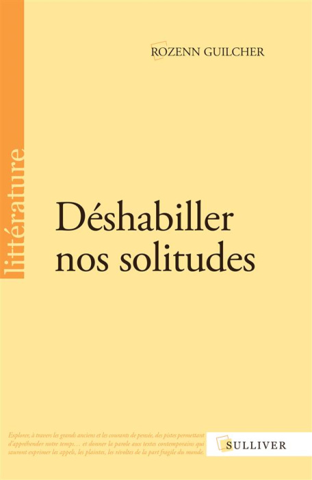 Emprunter Déshabiller nos solitudes livre