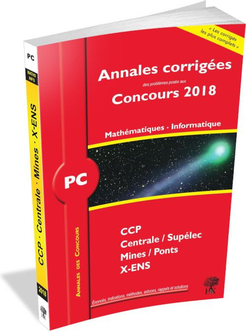 Emprunter Mathématiques, Informatique PC. Edition 2018 livre