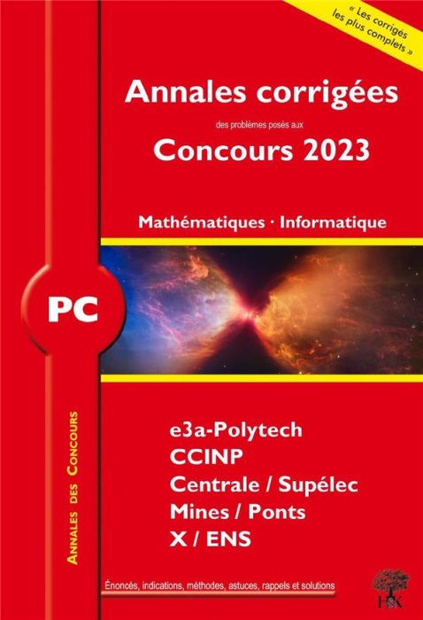 Emprunter Mathématiques Informatique PC. Edition 2023 livre
