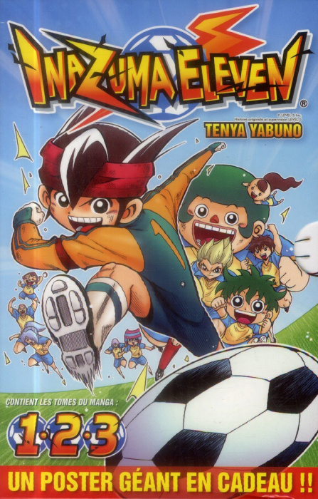 Emprunter Inazuma Eleven Tomes 1 à 3 : Coffret en 3 volumes avec un poster géant livre