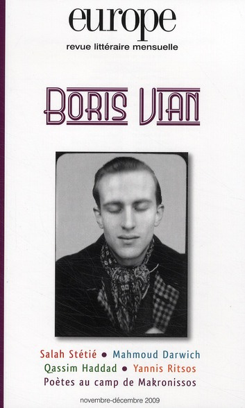 Emprunter EUROPE BORIS VIAN N 967 968 NOVEMBRE 2009 livre