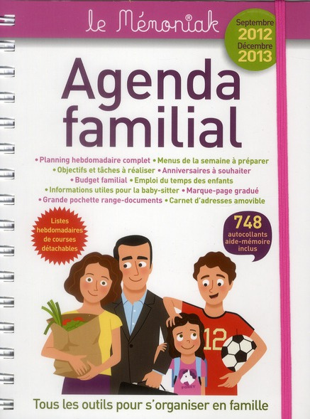 Emprunter Agenda familial Memoniak 2013 livre