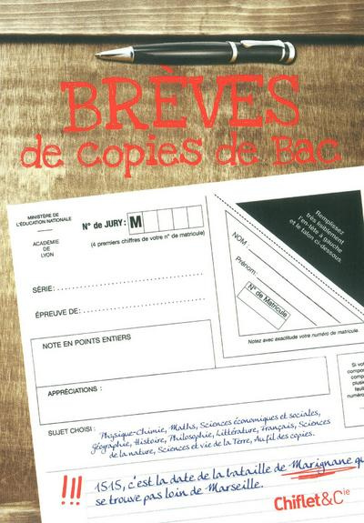 Emprunter Brèves de copies de bac livre