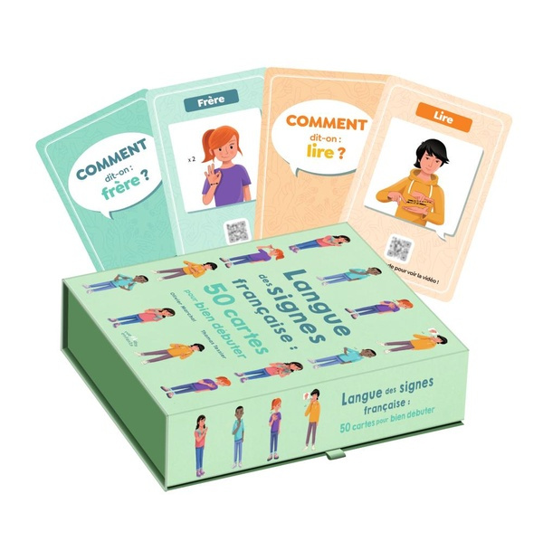 Emprunter Langue des signes française : 50 cartes pour bien débuter livre