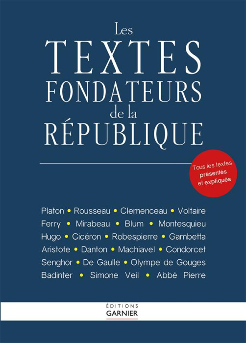 Emprunter Les textes fondateurs de la République livre