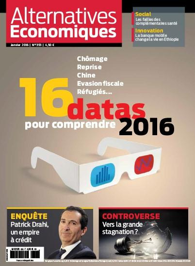 Emprunter Alternatives économiques N° 353, janvier 2016 : 16 datas pour comprendre 2016 livre