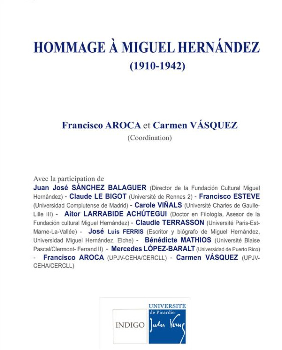 Emprunter HOMMAGE A MIGUEL HERNANDEZ 1910-1942 livre